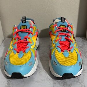 *GUC* FILA Ray Tracer Apex Mens Sneaker SIZE 9 Neon Colors